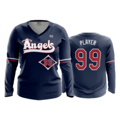 4037 WOMENS V NECK LONGSLEEVE COLUMBUS-ANGELS-2