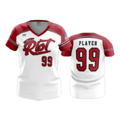 4041 WOMENS V NECK NORTHWEST-RIOT-2
