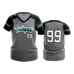 4036 WOMENS V NECK HOCKING-THUNDER-BASEBALL-1