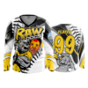 3443 WOMENS V NECK LONGSLEEVE RAW-DOGS-2