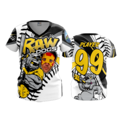 3443 WOMENS V NECK RAW-DOGS-2