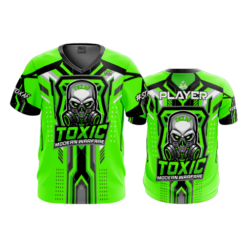 4043 MENS SPORT V NECK TOXIC-GAMING-2-FLO INK + $5
