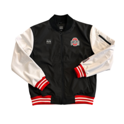 4035 OSU BLACK SOFTSHELL SIDELINE JACKET