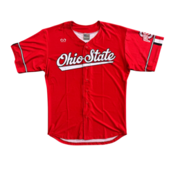 4035 OSU MENS FULL BUTTON BASEBALL JERSEY