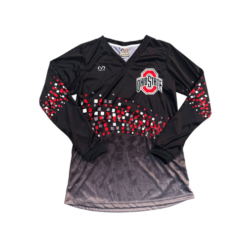 4035 WOMEN'S BLACK V NECK LONGSLEEVE