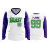3664 WOMENS V NECK LONGSLEEVE DIAMOND-BEAST-2