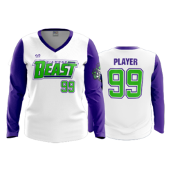 3664 WOMENS V NECK LONGSLEEVE DIAMOND-BEAST-2