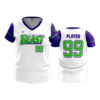 3664 WOMENS V NECK DIAMOND-BEAST-2
