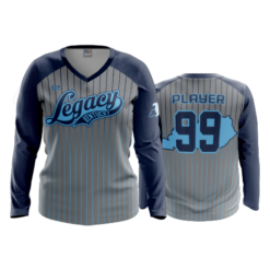 3732 WOMENS V NECK LONGSLEEVE KY-LEGACY-2