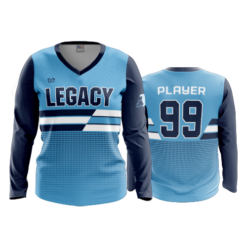 3732 WOMENS V NECK LONGSLEEVE KY-LEGACY-4