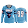 4070 WOMENS V NECK LONGSLEEVE GOAT-1