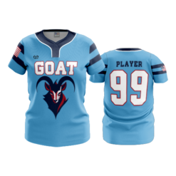 4070 WOMENS NO BUTTON SCOOP NECK GOAT-1