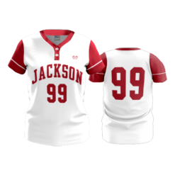 4047 WOMENS 2 BUTTON SCOOP NECK JACKSON-IRONLADIES