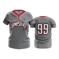 3486 WOMENS NO BUTTON SCOOP NECK BUCKEYE-BOMB-SQUAD-1
