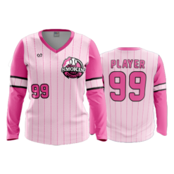 3845 WOMENS V NECK LONGSLEEVE SMOKIN-JOES-1