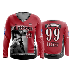 4054 WOMENS V NECK LONGSLEEVE DIRTBAGS-1