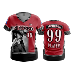 4054 WOMENS V NECK DIRTBAGS-1