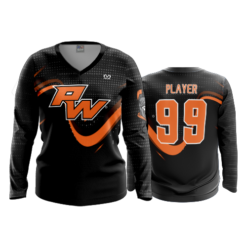3961 WOMENS V NECK LONGSLEEVE PORTSMOUTH-WEST-FP-1