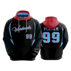 3983 UNISEX FLEECE HOODY WARHAWKS-2