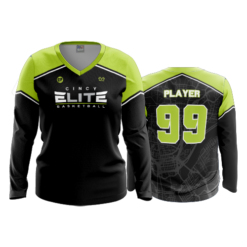 4051 WOMENS V NECK LONGSLEEVE CINCY-ELITE