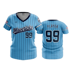 3714 WOMENS V NECK MAVERICKS-2