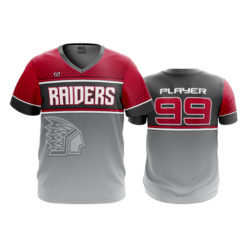 4060 MENS SPORT V NECK RAIDERS-1