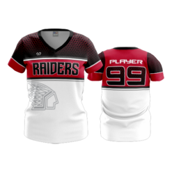 4060 WOMENS V NECK RAIDERS-2
