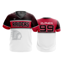 4060 MENS SPORT V NECK RAIDERS-2