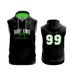 4011 MENS FLEECE HOODY SLEEVELESS COURT-KINGS-ADD