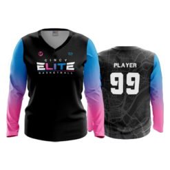 4051 WOMENS V NECK LONGSLEEVE CINCY-ELITE