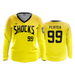 3185 WOMENS V NECK LONGSLEEVE POST-142-SHOCKERS-1