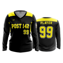3185 WOMENS V NECK LONGSLEEVE POST-142-SHOCKERS-2