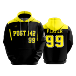 3185 UNISEX FLEECE HOODY POST-142-SHOCKERS-2