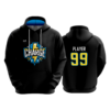 4073 UNISEX FLEECE HOODY CHARGE-HOOPS