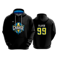 4073 UNISEX FLEECE HOODY CHARGE-HOOPS