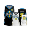 4073 WOMEN'S REVERSIBLE BASKETBALL TANK CHARGE-HOOPS
