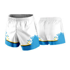 4073 UNISEX HIGH RISE BASKETBALL SHORTS 1PLY CHARGE-HOOPS