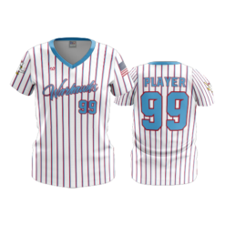 3983 WOMENS V NECK WARHAWKS