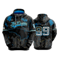 3456 UNISEX FLEECE HOODY ZAR-ELECTRIC-1