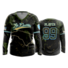 3456 WOMENS V NECK LONGSLEEVE ZAR-ELECTRIC-2