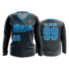 4057 WOMENS V NECK LONGSLEEVE MOJO-BASEBALL-4
