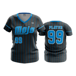 4057 WOMENS V NECK MOJO-BASEBALL-4