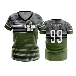 4052 WOMENS V NECK CAMO-1