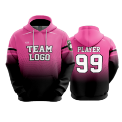4005 UNISEX FLEECE HOODY NEW-PINK-PROD-1