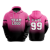 4052 UNISEX FLEECE HOODY NEW-PINK-PROD-1