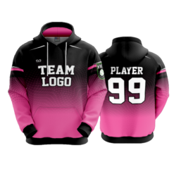 4005 UNISEX FLEECE HOODY PINK-FIXES-2