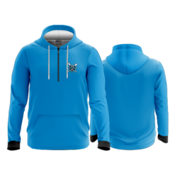 2527 UNISEX QUARTER LONG ZIP GHOST HOODY