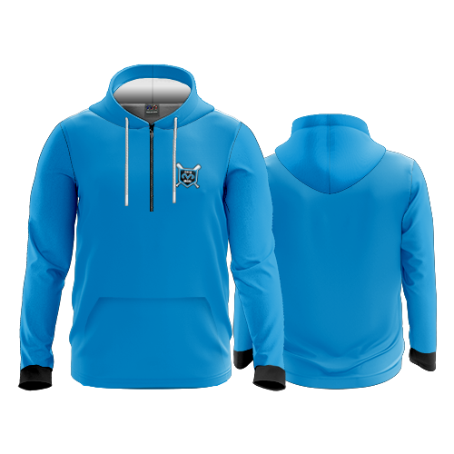 2527 UNISEX QUARTER LONG ZIP GHOST HOODY