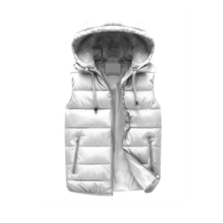 PUFFY HOODED VEST