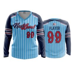 4109 WOMENS V NECK LONGSLEEVE NEXT-LEVEL-3
